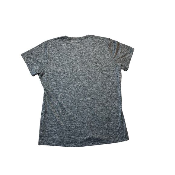 AMERICAN TALL Women's; XL TALL/LONG t-shirt; performance material, Gray V neck - Picture 2 of 9